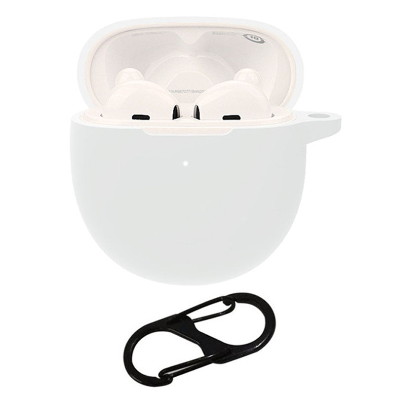 For OPPO Enco R Bluetooth Earphone Silicone Cover Anti-drop Protective Case with Buckle