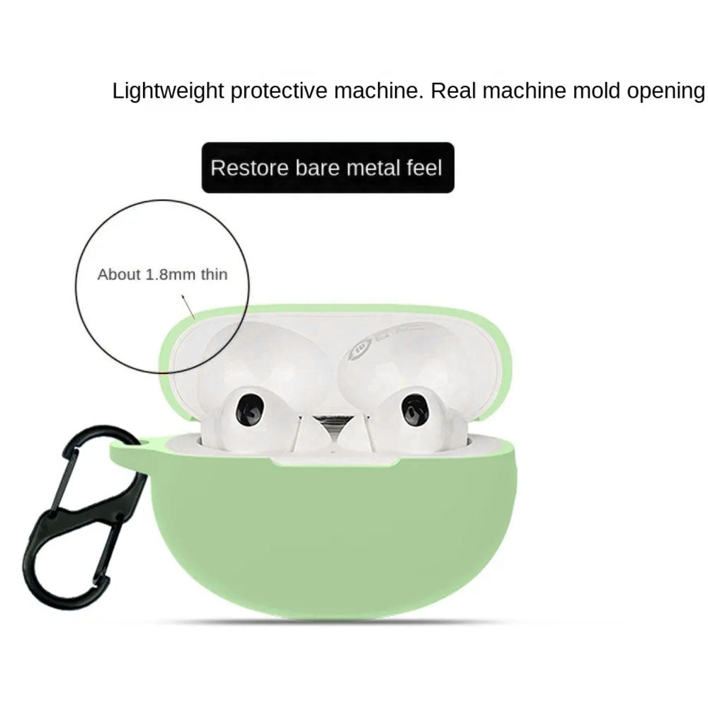 Bluetooth Earphone Silicone Case for OPPO Enco X2 , Anti-scratch Earbud Cover with Buckle