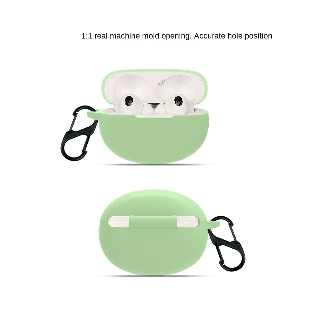 Bluetooth Earphone Silicone Case for OPPO Enco X2 , Anti-scratch Earbud Cover with Buckle