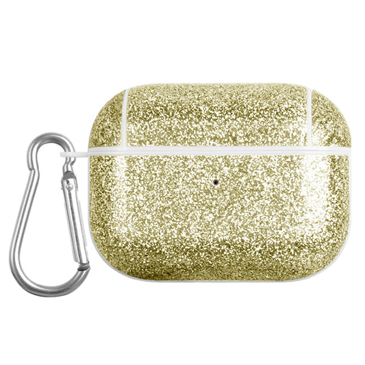 For Apple AirPods Pro Charging Case Cover Glitter TPU+PU Protective Headset Case