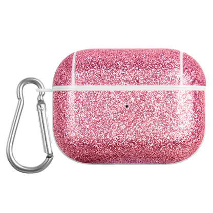 For Apple AirPods Pro Charging Case Cover Glitter TPU+PU Protective Headset Case