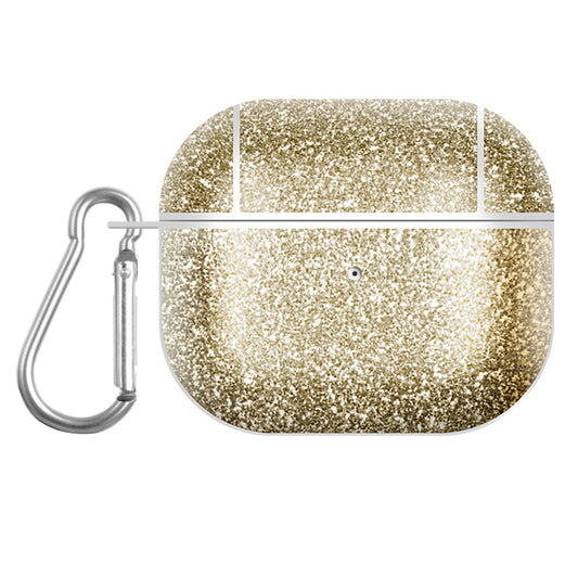 Glitter TPU+PU Case for Apple AirPods 3 Bluetooth Headset Charging Case Protective Cover