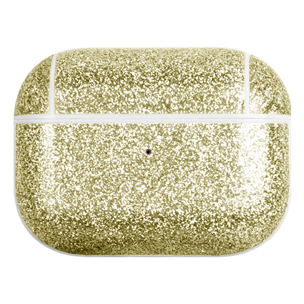 For AirPods Pro (Gen 2) (USB-C) / Pro 2 Charging Case Cover Bluetooth Earbuds Glitter PU+TPU Protective Case