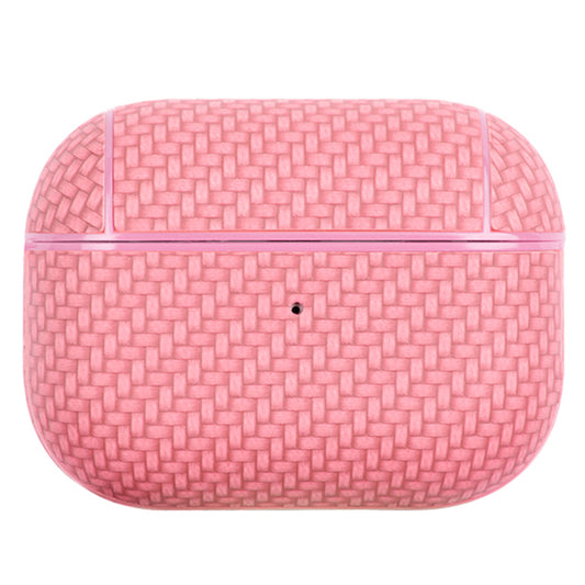 For Apple AirPods Pro (Gen 2) (USB-C) / Pro 2 Earphone Case PU Leather Coated PC Earbud Anti-drop Cover with Carabiner