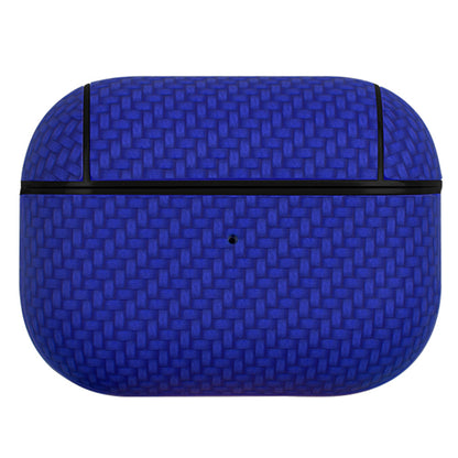 For Apple AirPods Pro (Gen 2) (USB-C) / Pro 2 Earphone Case PU Leather Coated PC Earbud Anti-drop Cover with Carabiner