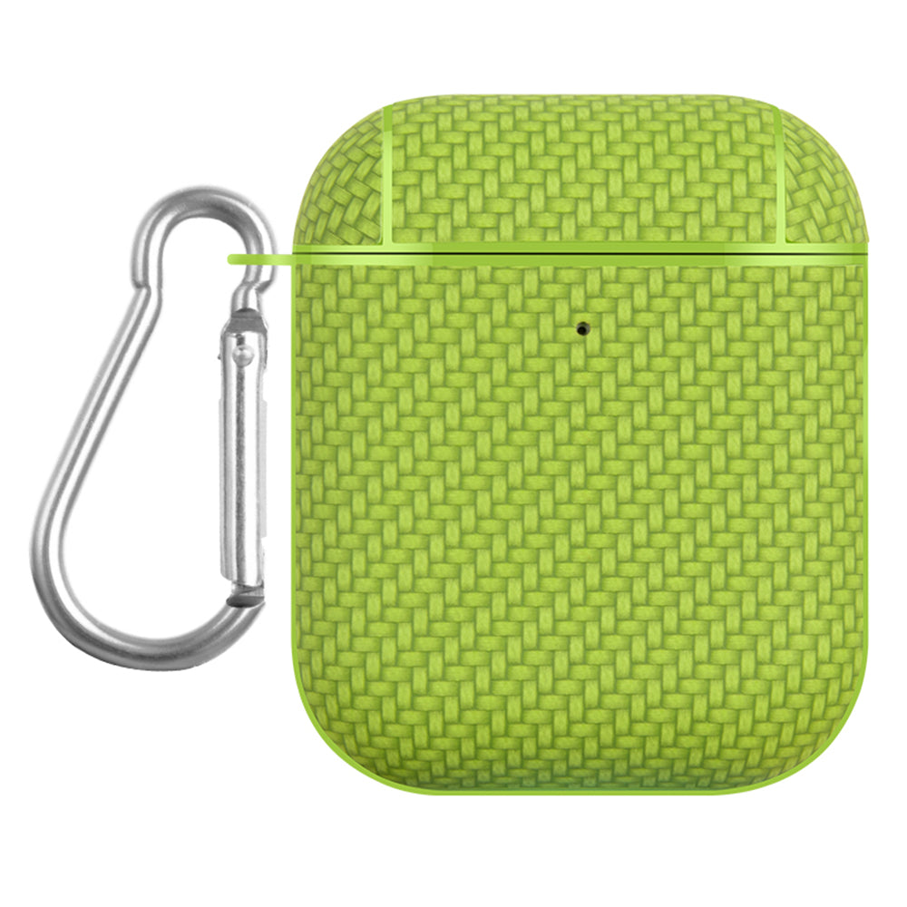 Earphone Case for Apple AirPods with Charging Case (2016) / (2019) / AirPods with Wireless Charging Case (2019) Leather Coated PC Cover