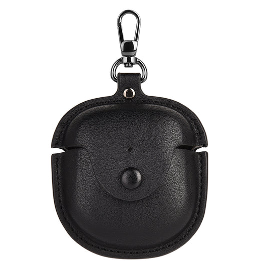 PU Leather Case for Bose QuietComfort Earbuds II Bluetooth Earphone Drop-proof Cover with Key Holder
