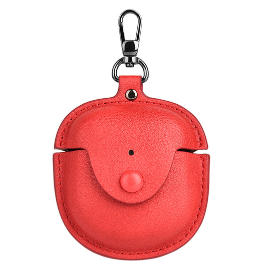 PU Leather Case for Bose QuietComfort Earbuds II Bluetooth Earphone Drop-proof Cover with Key Holder