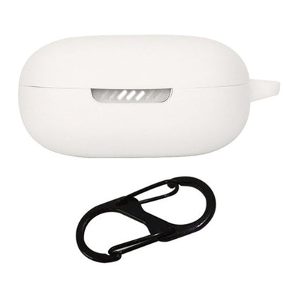 For JBL Live Flex Bluetooth Earphone Anti-drop Case Silicone Protective Cover with Anti-lost Buckle