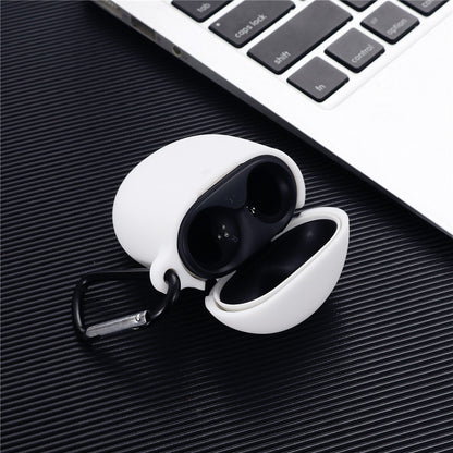 Silicone Earphones Case for Google Pixel Buds Pro Shockproof Portable Soft Cover with Keychain