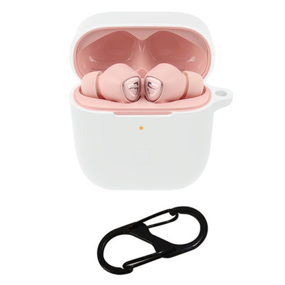 For SoundPEATS TrueCapsule2 Bluetooth Earphone Anti-drop Case Silicone Cover with Anti-lost Buckle