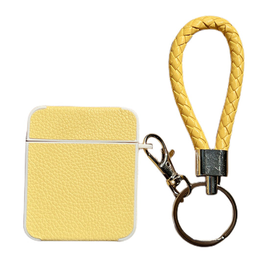 Earphone Case for Apple AirPods with Charging Case (2016) / (2019) / AirPods with Wireless Charging Case (2019) Leather+TPU Litchi Texture Cover