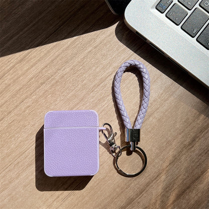 Earphone Case for Apple AirPods with Charging Case (2016) / (2019) / AirPods with Wireless Charging Case (2019) Leather+TPU Litchi Texture Cover