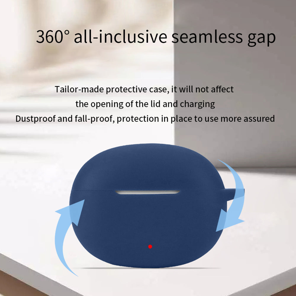 For Honor LCHSE X5s Wireless Headphone Silicone Sleeve Drop Protection Cover Case with Hanging Buckle
