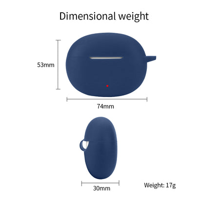 For Honor LCHSE X5s Wireless Headphone Silicone Sleeve Drop Protection Cover Case with Hanging Buckle