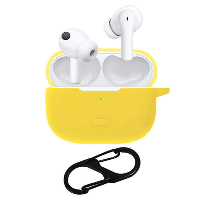 For vivo TWS 2 / 2e Bluetooth Earphone Silicone Protective Cover with Anti-lost Buckle