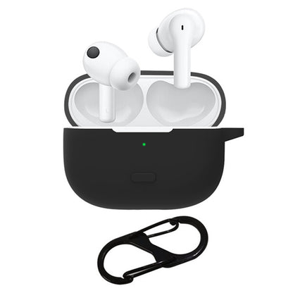 For vivo TWS 2 / 2e Bluetooth Earphone Silicone Protective Cover with Anti-lost Buckle