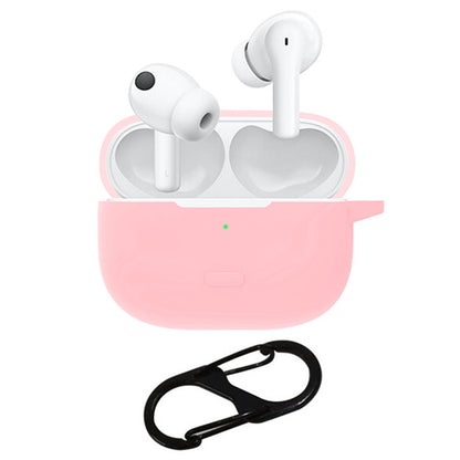 For vivo TWS 2 / 2e Bluetooth Earphone Silicone Protective Cover with Anti-lost Buckle