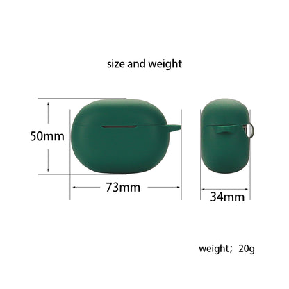 For SoundPEATS Engine 4 Headphone Anti-dust Sleeve Silicone Cover with Anti-lost Buckle