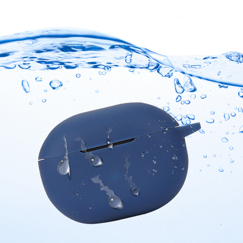 For SoundPEATS Mini Pro HS Bluetooth Earphone Soft Silicone Anti-drop Cover with Anti-lost Buckle