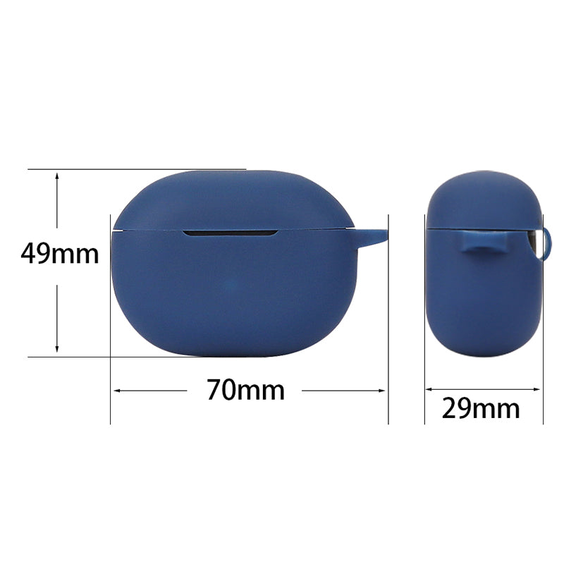 For SoundPEATS Mini Pro HS Bluetooth Earphone Soft Silicone Anti-drop Cover with Anti-lost Buckle