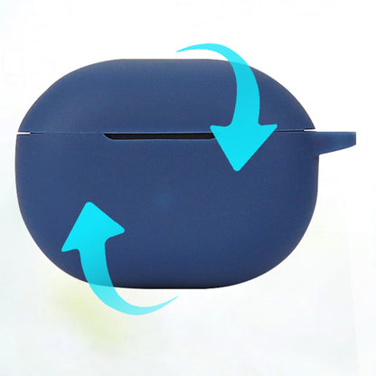 For SoundPEATS Mini Pro HS Bluetooth Earphone Soft Silicone Anti-drop Cover with Anti-lost Buckle