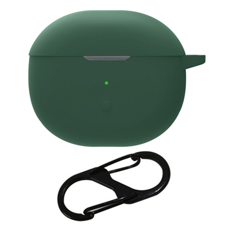 For SoundPEATS Air3-Deluxe Bluetooth Earphone Silicone Case Anti-scratch Cover with Anti-lost Buckle