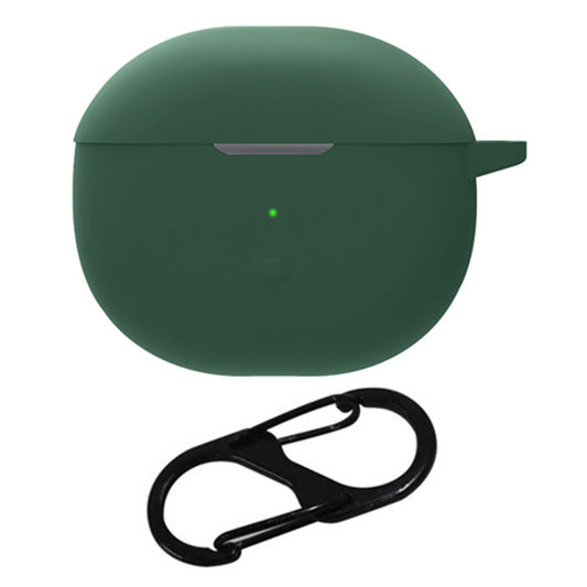 For SoundPEATS Air3-Deluxe Bluetooth Earphone Silicone Case Anti-scratch Cover with Anti-lost Buckle