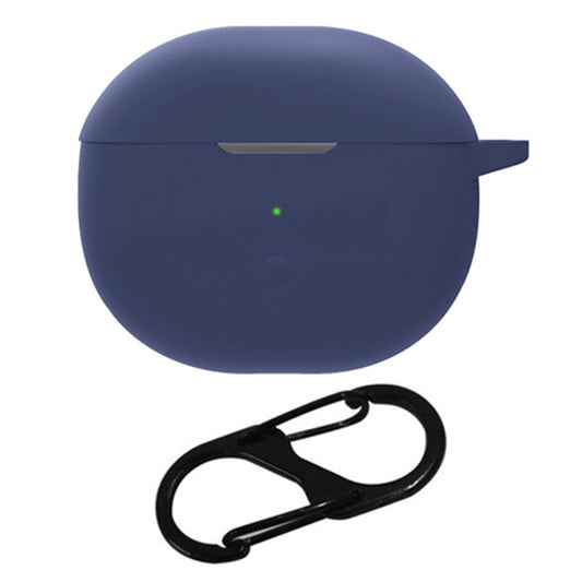 For SoundPEATS Air3-Deluxe Bluetooth Earphone Silicone Case Anti-scratch Cover with Anti-lost Buckle