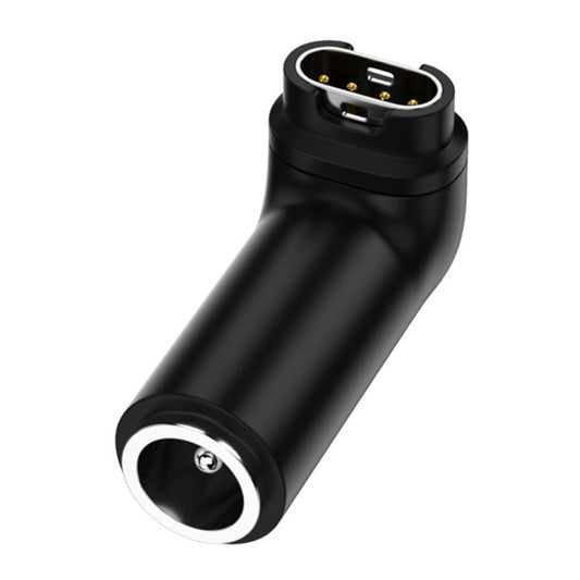 90-Degree Angled DC5.5 x 2.1 Watch Charging Adapter for Garmin Watch Converter Support Data Sync