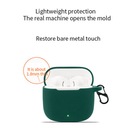 Dustproof Silicone Cover for Huawei FreeBuds SE 2 Bluetooth Earphone Protector Case with Anti-lost Buckle