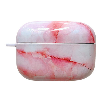 For Sony LinkBuds S Marble Pattern Bluetooth Earphone Anti-drop PC Case Protective Cover