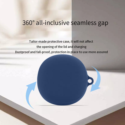For iFLYBUDS Nano+ Bluetooth Earphone Cover Silicone Dustproof Case with Anti-lost Buckle