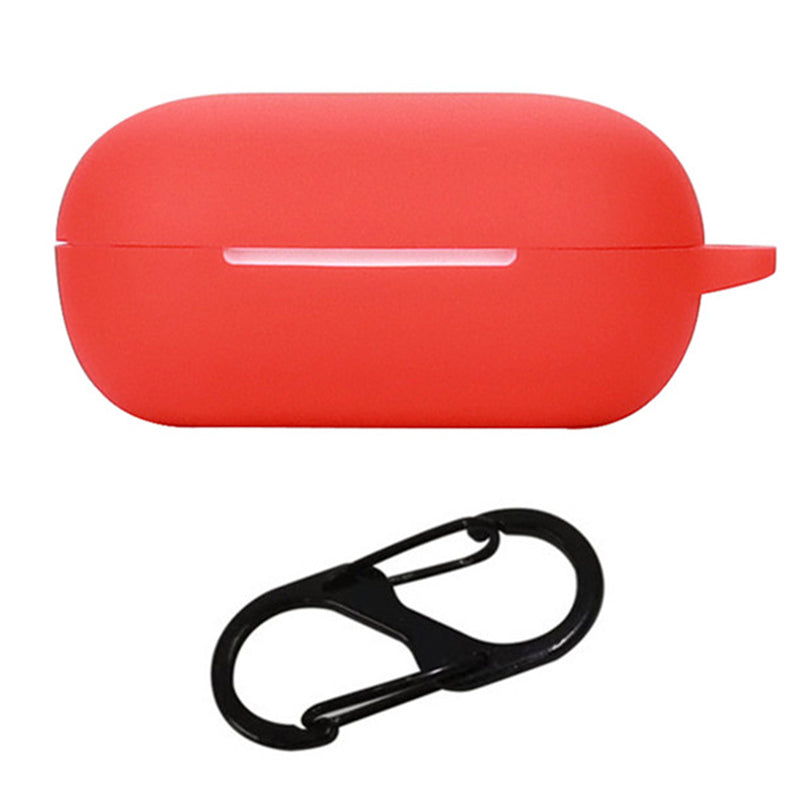 Dustproof Case for QCY ArcBuds Lite Bluetooth Earphone Silicone Cover with Anti-lost Buckle