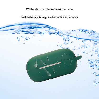 Dustproof Case for QCY ArcBuds Lite Bluetooth Earphone Silicone Cover with Anti-lost Buckle