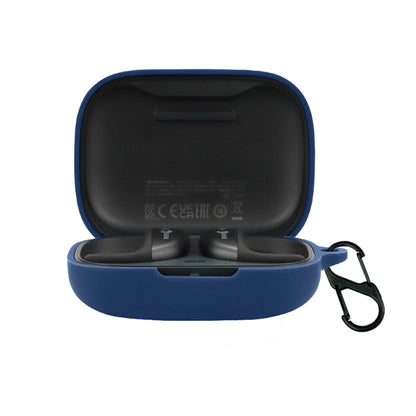 For 1MORE S50 Silicone Sleeve Drop Protection Cover Wireless Headphone Case with Hanging Buckle