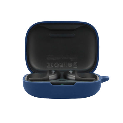 For 1MORE S50 Silicone Sleeve Drop Protection Cover Wireless Headphone Case with Hanging Buckle