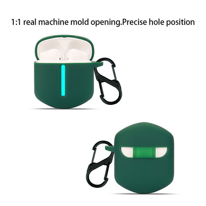 For EDIFIER HECATE GT2 Charging Bin Sleeve Bluetooth Earphone Silicone Case Headphone Cover with Buckle