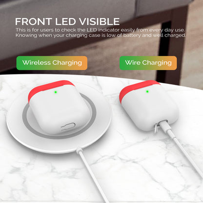 AHASTYLE PT38 Earphone Case for AirPods with Charging Case (2016) / (2019) / AirPods with Wireless Charging Case (2019) Earbud Silicone Cover