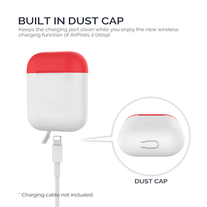 AHASTYLE PT38 Earphone Case for AirPods with Charging Case (2016) / (2019) / AirPods with Wireless Charging Case (2019) Earbud Silicone Cover