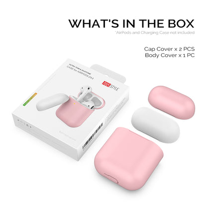 AHASTYLE PT38 Earphone Case for AirPods with Charging Case (2016) / (2019) / AirPods with Wireless Charging Case (2019) Earbud Silicone Cover