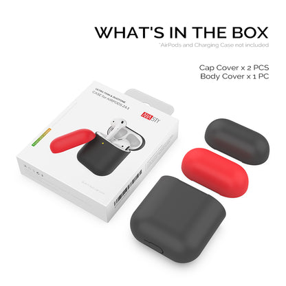 AHASTYLE PT38 Earphone Case for AirPods with Charging Case (2016) / (2019) / AirPods with Wireless Charging Case (2019) Earbud Silicone Cover