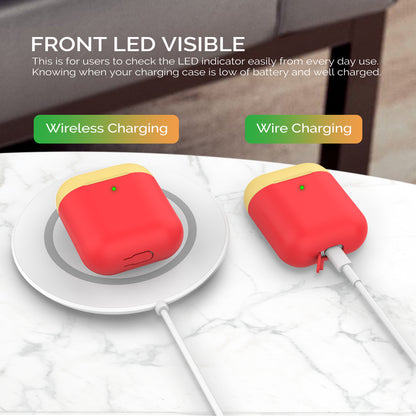 AHASTYLE PT38 Earphone Case for AirPods with Charging Case (2016) / (2019) / AirPods with Wireless Charging Case (2019) Earbud Silicone Cover