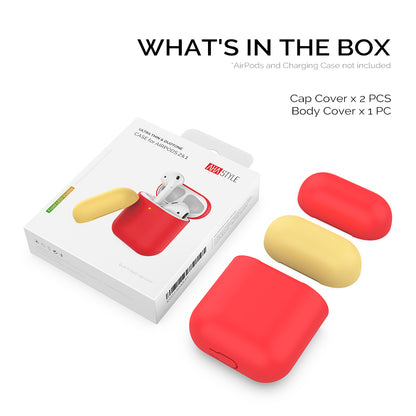 AHASTYLE PT38 Earphone Case for AirPods with Charging Case (2016) / (2019) / AirPods with Wireless Charging Case (2019) Earbud Silicone Cover