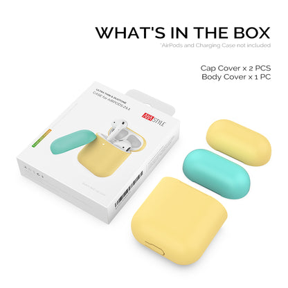AHASTYLE PT38 Earphone Case for AirPods with Charging Case (2016) / (2019) / AirPods with Wireless Charging Case (2019) Earbud Silicone Cover