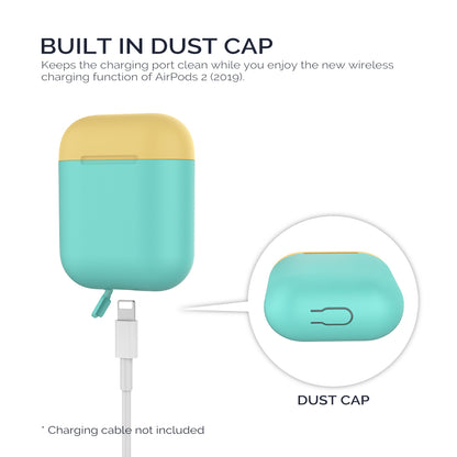 AHASTYLE PT38 Earphone Case for AirPods with Charging Case (2016) / (2019) / AirPods with Wireless Charging Case (2019) Earbud Silicone Cover