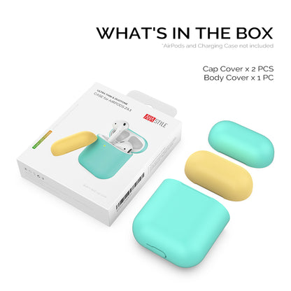 AHASTYLE PT38 Earphone Case for AirPods with Charging Case (2016) / (2019) / AirPods with Wireless Charging Case (2019) Earbud Silicone Cover