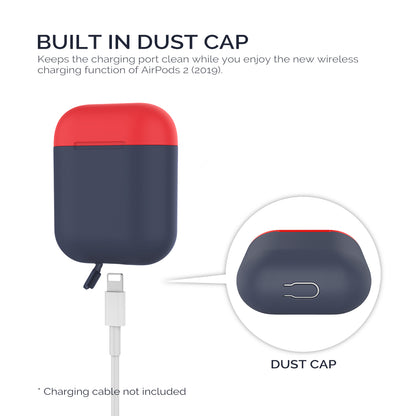 AHASTYLE PT38 Earphone Case for AirPods with Charging Case (2016) / (2019) / AirPods with Wireless Charging Case (2019) Earbud Silicone Cover