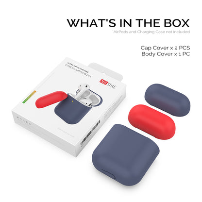 AHASTYLE PT38 Earphone Case for AirPods with Charging Case (2016) / (2019) / AirPods with Wireless Charging Case (2019) Earbud Silicone Cover
