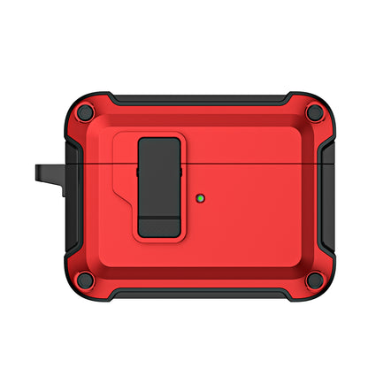 For AirPods Pro (Gen 2) (USB-C) / Pro 2 Shockproof TPU+PC Case Bluetooth Earbuds Charging Case Cover with Buckle
